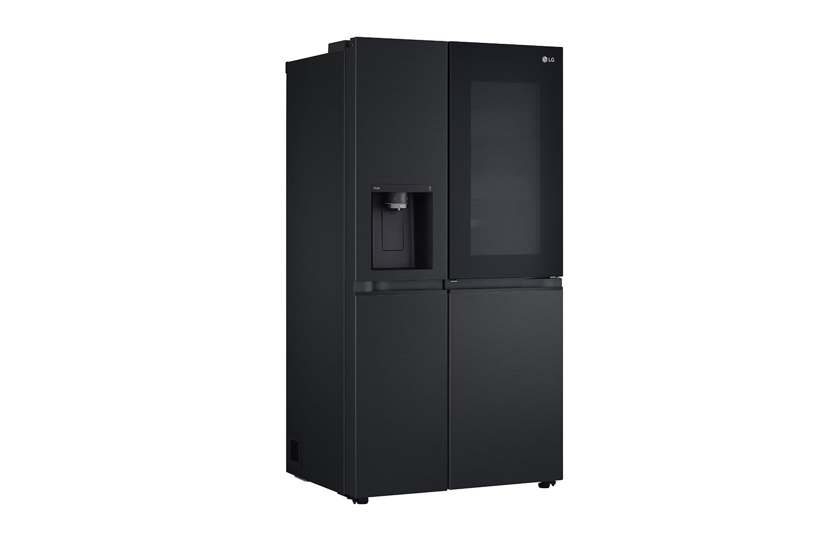 LG 635L Door-in-Door® Side by Side Fridge in Matte Black Finish GS-V600MBLC, GS-V600MBLC