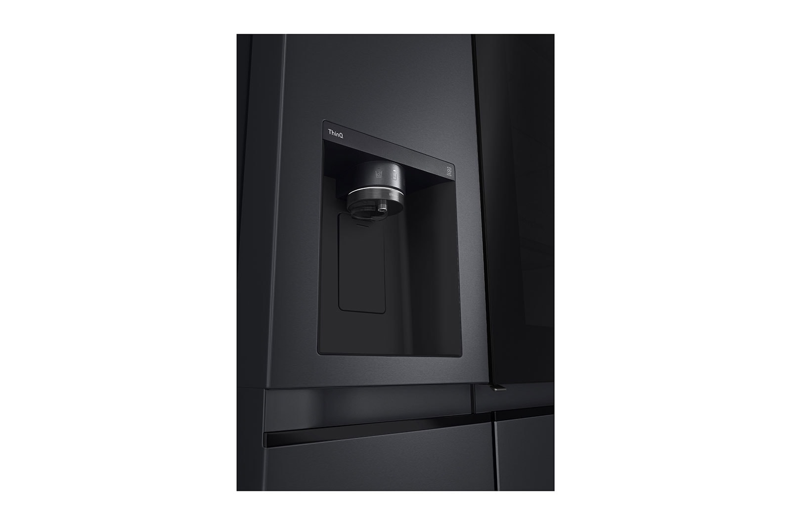 LG 635L Door-in-Door® Side by Side Fridge in Matte Black Finish GS-V600MBLC, GS-V600MBLC