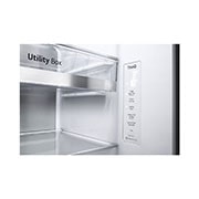 LG 635L Side by Side Fridge with InstaView®, GS-V600MBLC