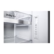 LG 635L Side by Side Fridge with Craft Ice™ , GS-V635MBLC