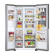 LG 655L Side by Side Fridge with Instaview Door-in-Door®, GS-VB655PL