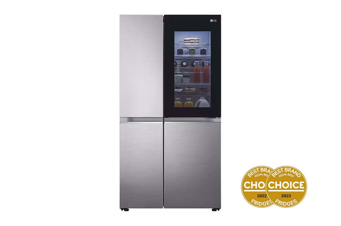 LG 655L Side by Side Fridge with Instaview Door-in-Door®, GS-VB655PL