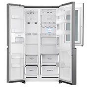 LG 642L Side by Side Fridge with InstaView Door-In-Door® in Stainless Finish, GS-VB680PL