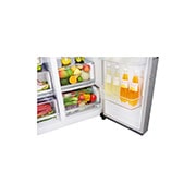 LG 642L Side by Side Fridge with InstaView Door-In-Door® in Stainless Finish, GS-VB680PL