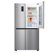 LG 642L Side by Side Fridge with InstaView Door-In-Door® in Stainless Finish, GS-VB680PL