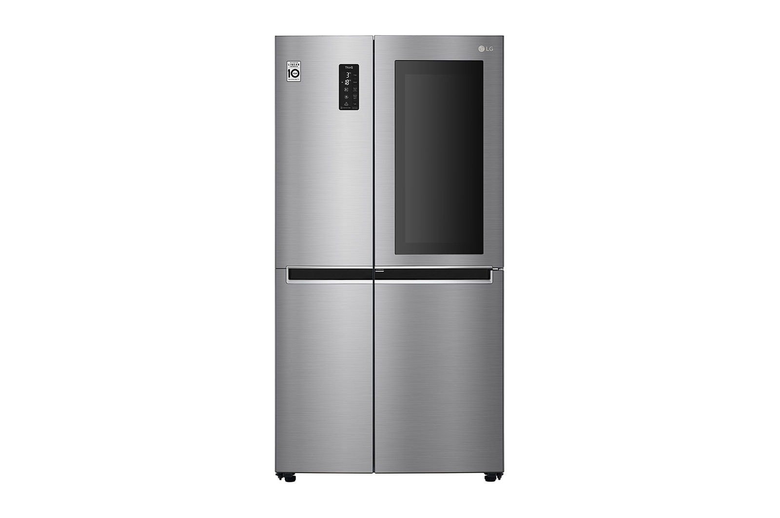 LG 642L Side by Side Fridge with InstaView Door-In-Door® in Stainless Finish, GS-VB680PL