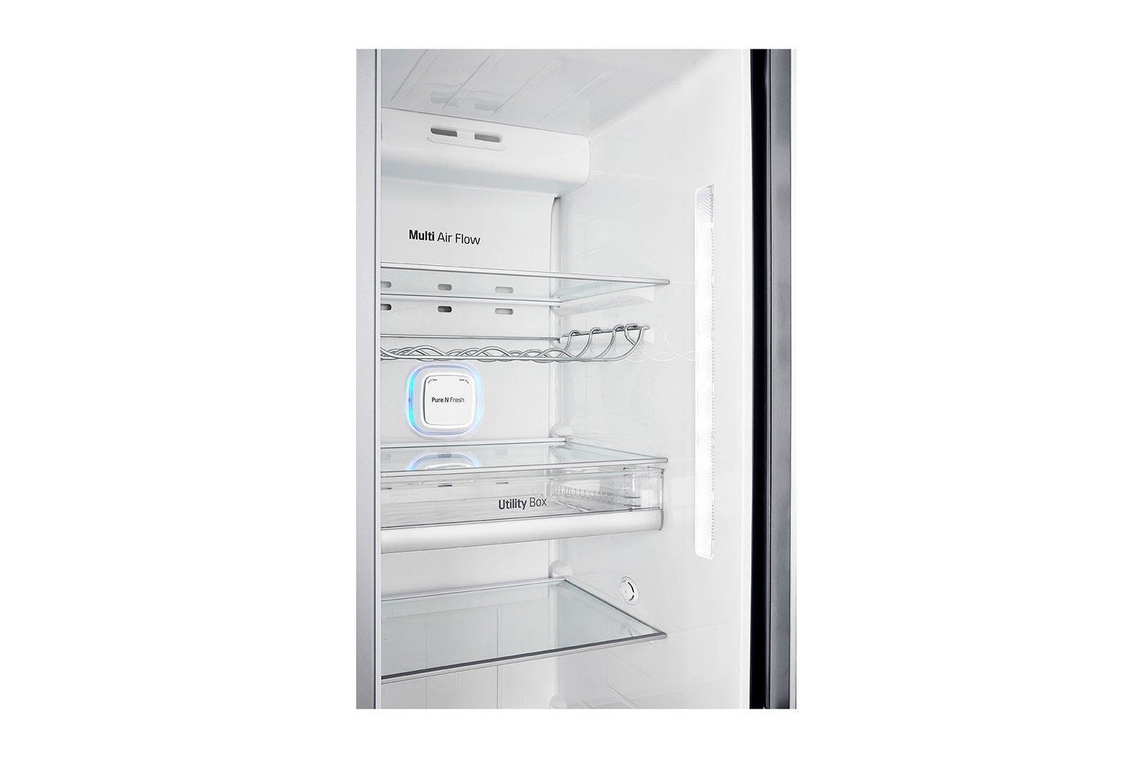 LG 642L Side by Side Fridge with InstaView Door-In-Door® in Stainless Finish, GS-VB680PL