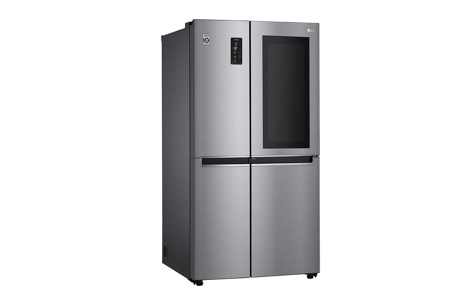 LG 642L Side by Side Fridge with InstaView Door-In-Door® in Stainless Finish, GS-VB680PL