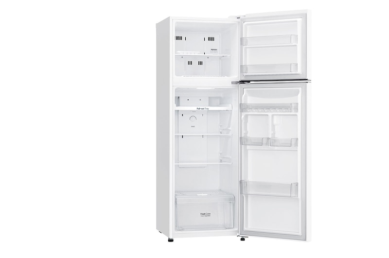 LG 254L Top Mount Fridge in White Finish, GT-279BWL