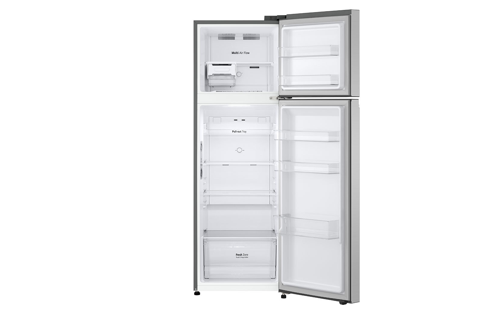 LG 266L Top Mount Fridge in Stainless Finish, GT-2S