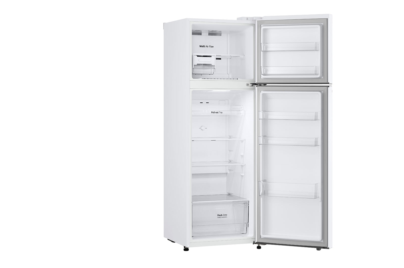 LG 266L Top Mount Fridge in White Finish, GT-2W