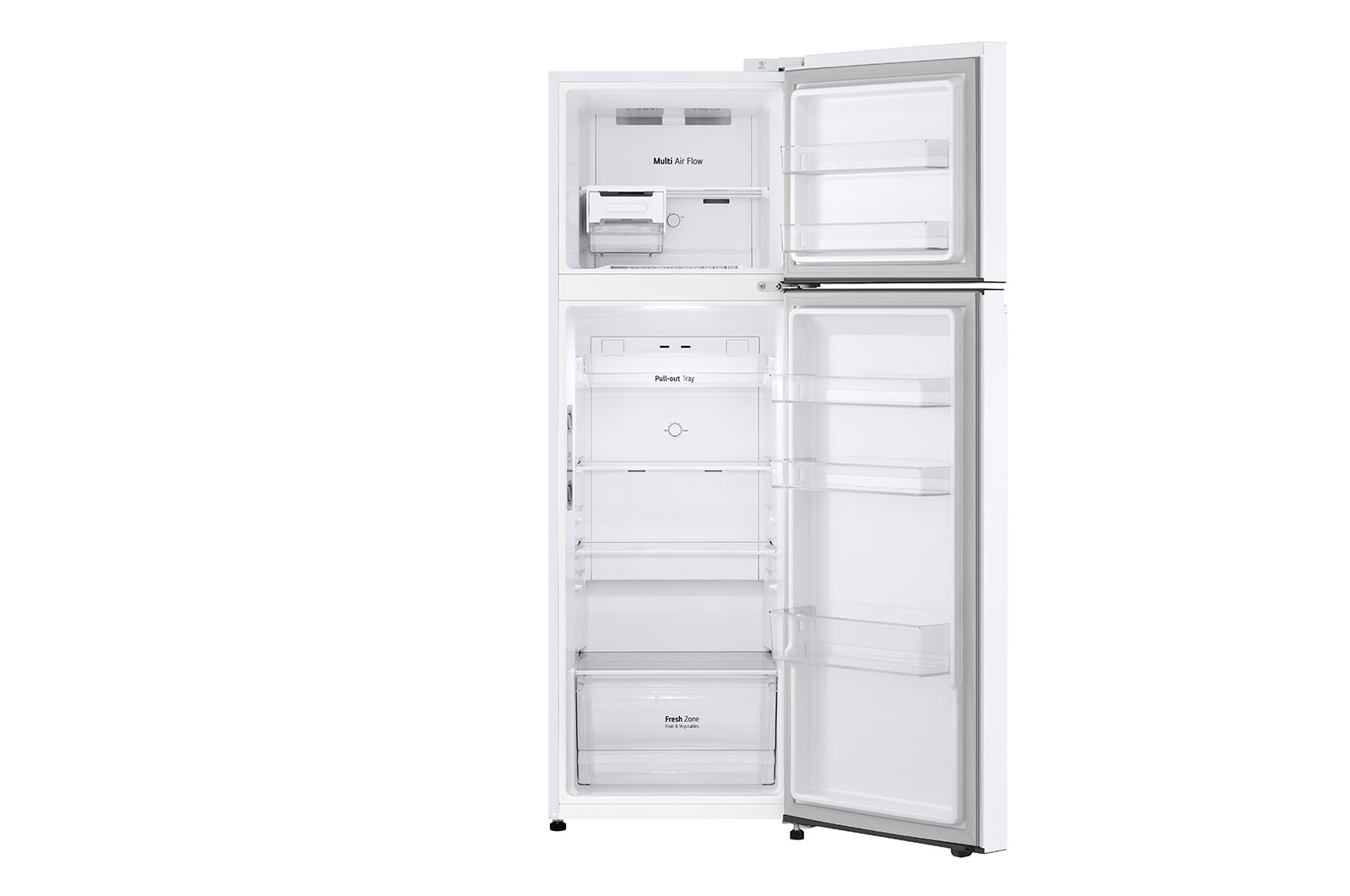 LG 266L Top Mount Fridge in White Finish, GT-2W