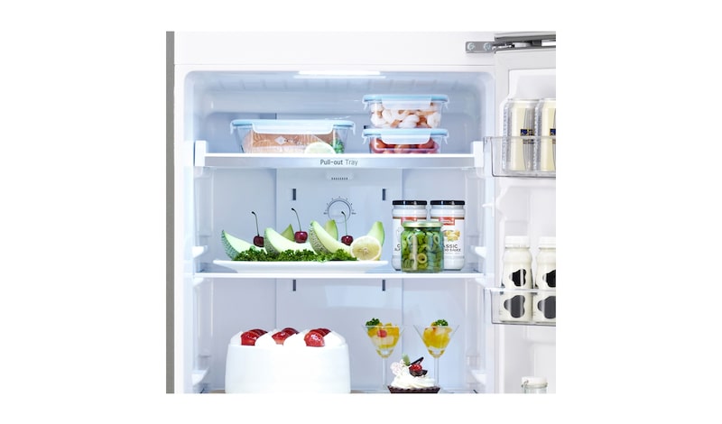 LG 332L Top Mount Fridge with 4 Star Energy Rating, GT-332MPL