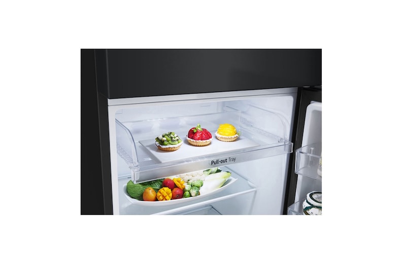 LG 315L Top Mount Fridge - Matte Black Finish, GT-3MB