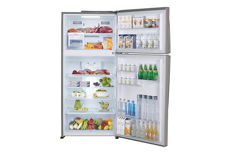 LG 442L Top Mount Refrigerator with 4 Star Energy Rating, GT-442BPL