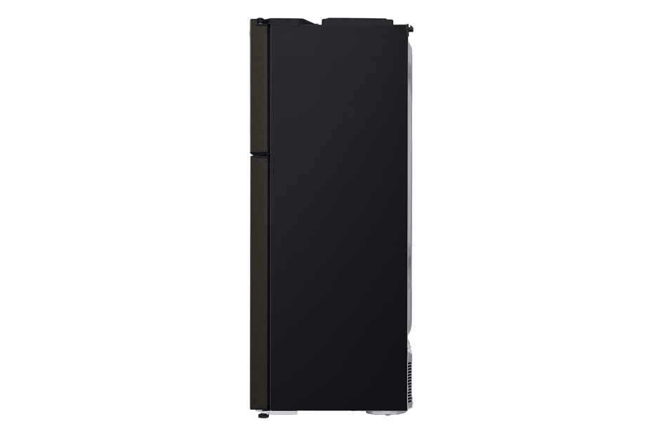 LG 441L Top Mount Fridge with Door Cooling+™ in Anti-fingerprint Black Steel, GT-442BTDC