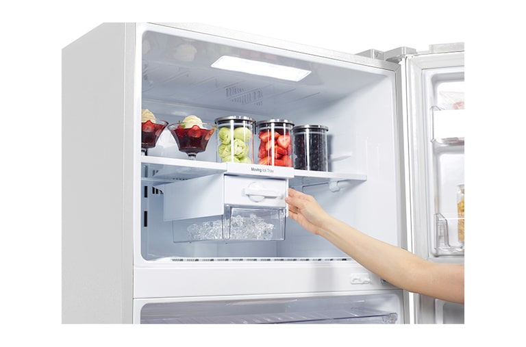 LG 442L Top Mount Fridge with 4 Star Energy Rating, GT-442BWL