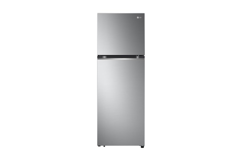Front view of 335L Top Mount Fridge in Stainless Finish GT-4S