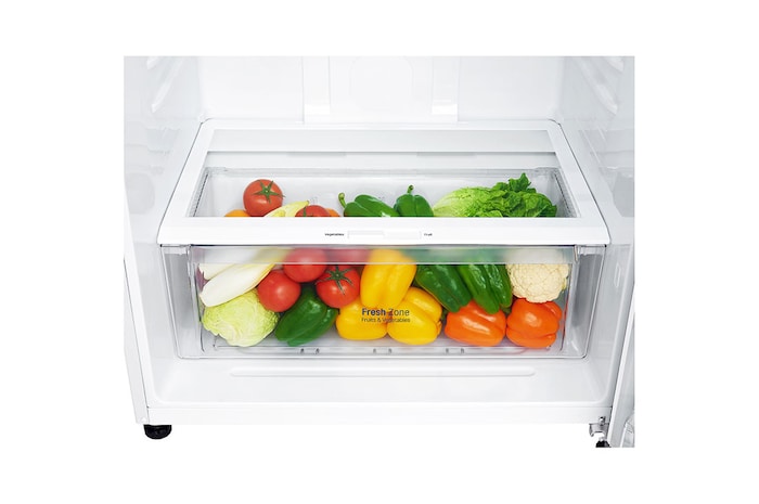 LG 478L Top Mount Fridge - White Finish, GT-515WDC