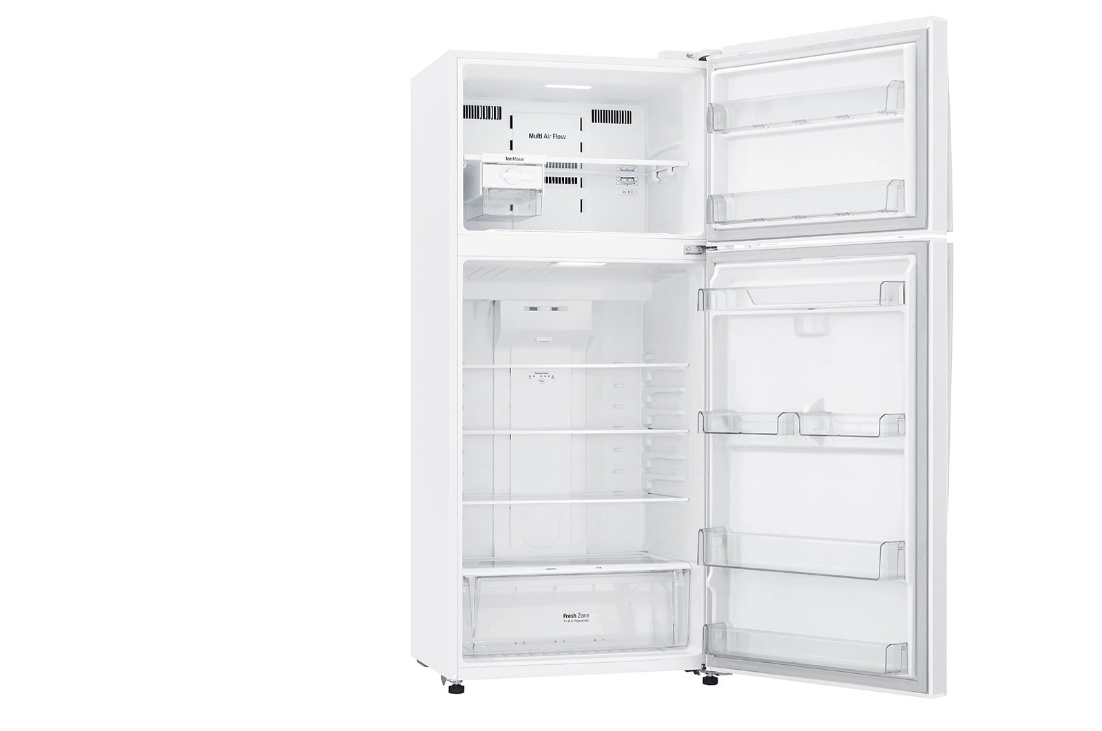 LG 478L Top Mount Fridge in White Finish, GT-515WDC