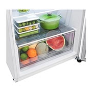 LG 375L Top Mount Fridge in White Finish, GT-5W