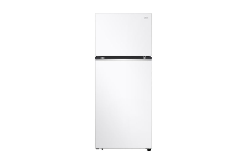 Front view of 375L Top Mount Fridge - White Finish GT-5W