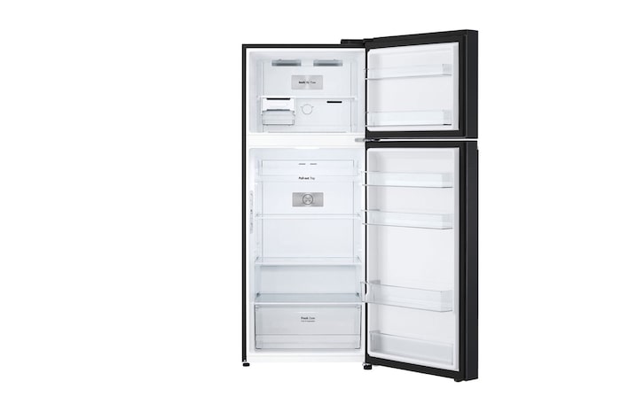 LG 395L Top Mount Fridge - Matte Black Finish, GT-6MB