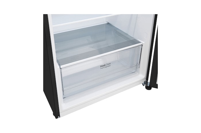 LG 395L Top Mount Fridge - Matte Black Finish, GT-6MB
