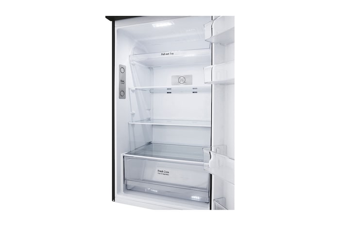 LG 395L Top Mount Fridge - Matte Black Finish, GT-6MB