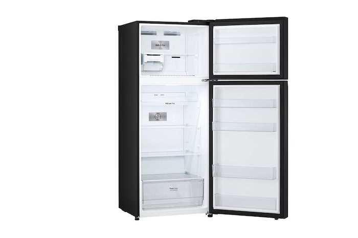 LG 395L Top Mount Fridge - Matte Black Finish, GT-6MB