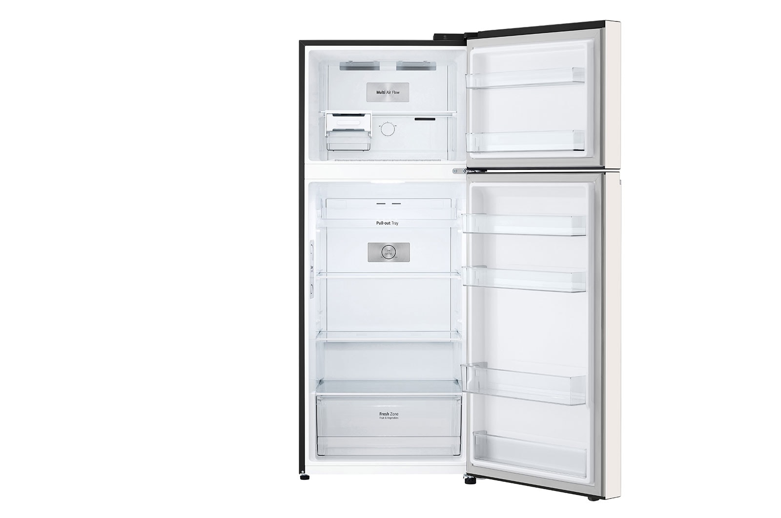 LG 395L Top Mount Fridge in Natural Beige Finish, GT-6NB