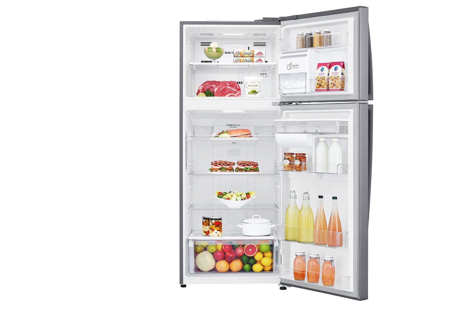 LG 424L Top Mount Fridge in Stainless Finish, GT-L471PDC