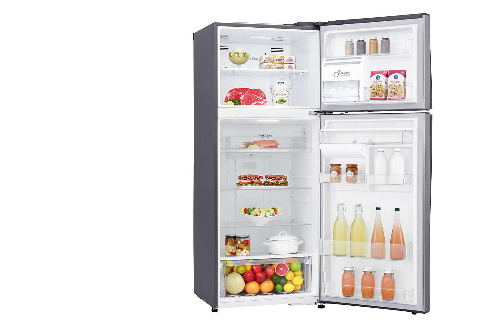 LG 424L Top Mount Fridge in Stainless Finish, GT-L471PDC