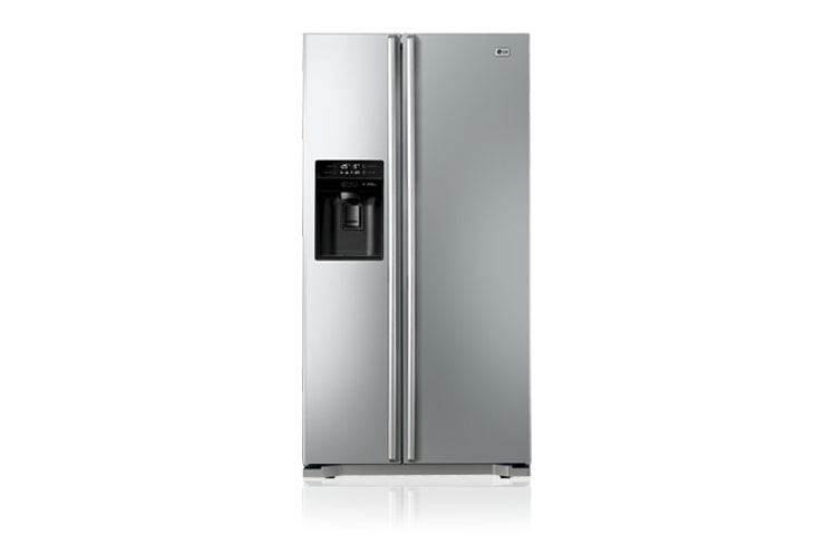 Front view of 606L Stainless Steel Side by Side with Indoor Ice Maker GW-L227STS