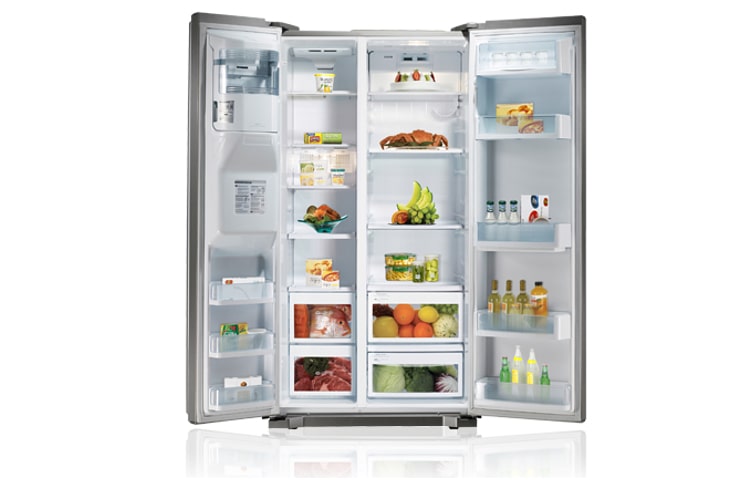 LG 606L Stainless Steel Side by Side with Indoor Ice Maker, GW-L227STS