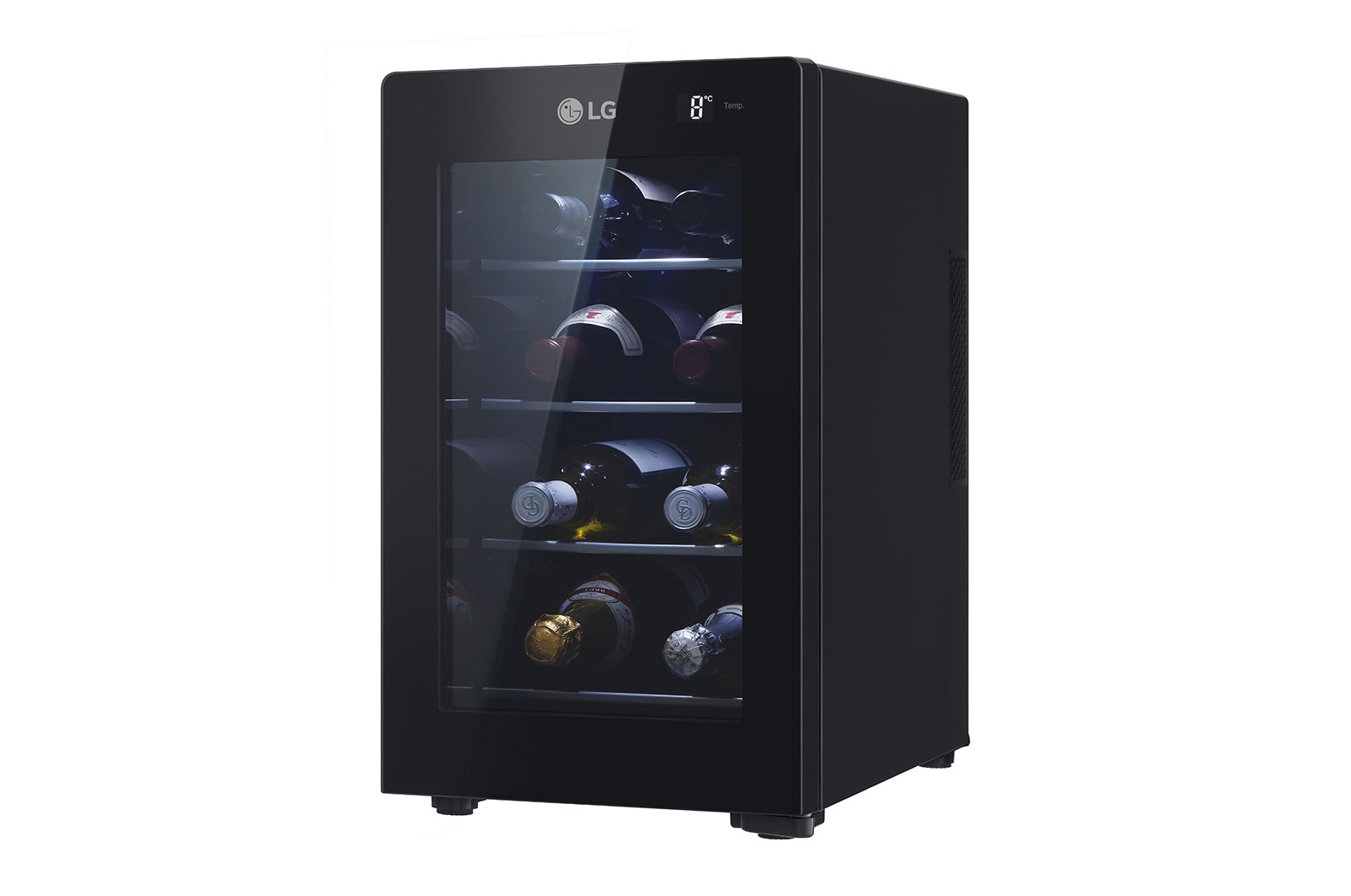 LG 8 Bottle Mini Wine Fridge, GW-V08BT