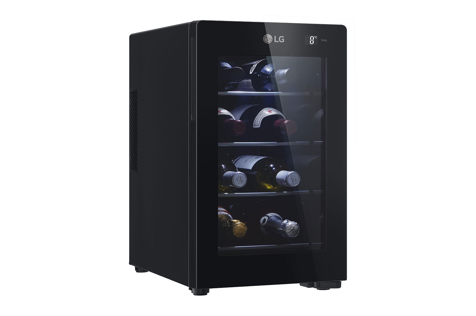 LG 8 Bottle Mini Wine Fridge, GW-V08BT