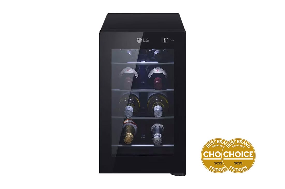 LG 8 Bottle Mini Wine Fridge, GW-V08BT