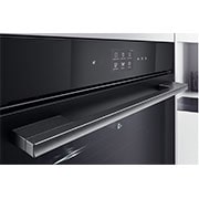 LG SERIES 9 – 76L InstaView Full Steam Oven with Blue EasyClean™, Matte Black Glass, BO609B1BG4