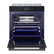 LG SERIES 9 – 76L InstaView Full Steam Oven with Blue EasyClean™, Matte Black Glass, BO609B1BG4