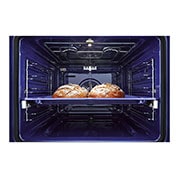 LG SERIES 9 – 76L InstaView Full Steam Oven with Blue EasyClean™, Matte Black Glass, BO609B1BG4