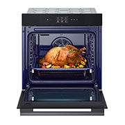 LG SERIES 9 – 76L InstaView Full Steam Oven with Blue EasyClean™, Matte Black Glass, BO609B1BG4