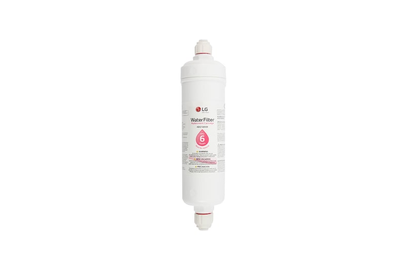 Front view of LG External Water Filter Replacement Cartridge ADQ73693901