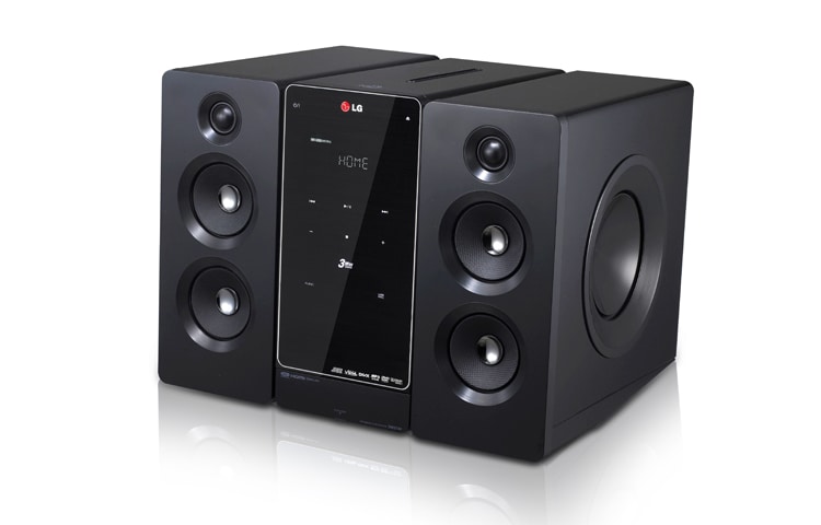 LG 160W DVD Micro System with Bluetooth, DM2740DAB