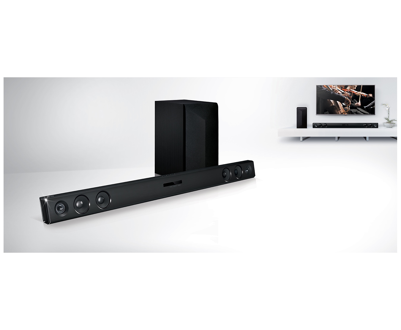 LG 200W 2.1ch Sound Bar , LAS453B