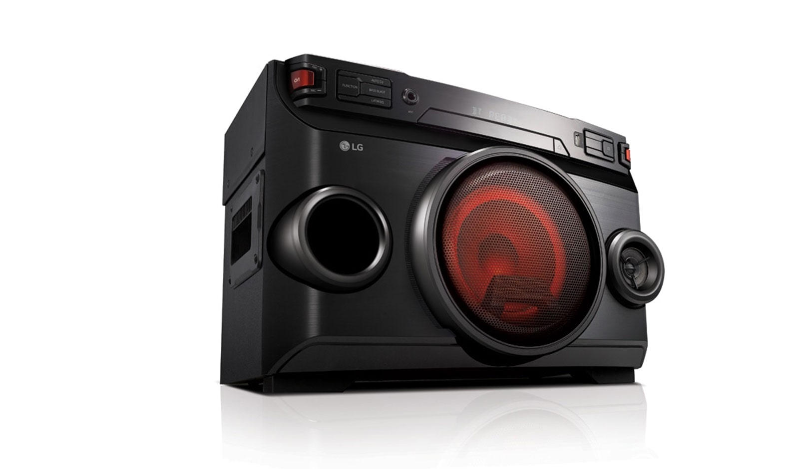 LG X-Boom Cube All-in-one Sound System with 220W Power, OM4560