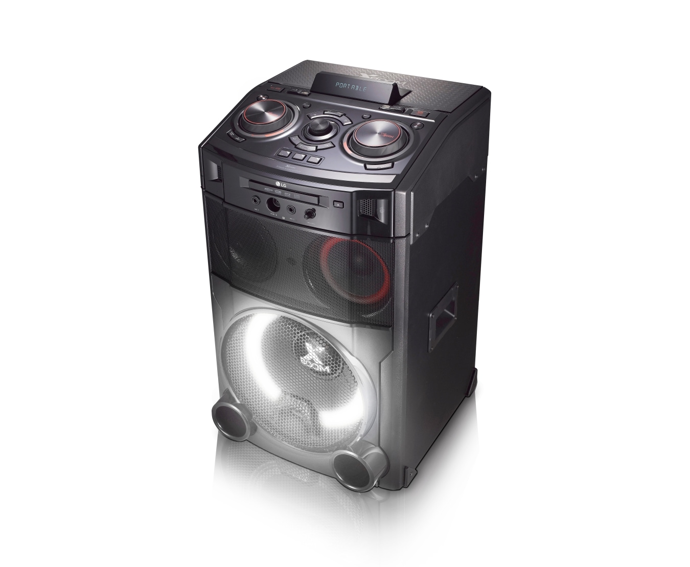 LG 1500W All-in-One Mini System with Bluetooth®, OM9550