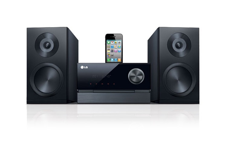 LG CD Micro System with iPod®/iPhone® Dock Playback and Recharge, XA146