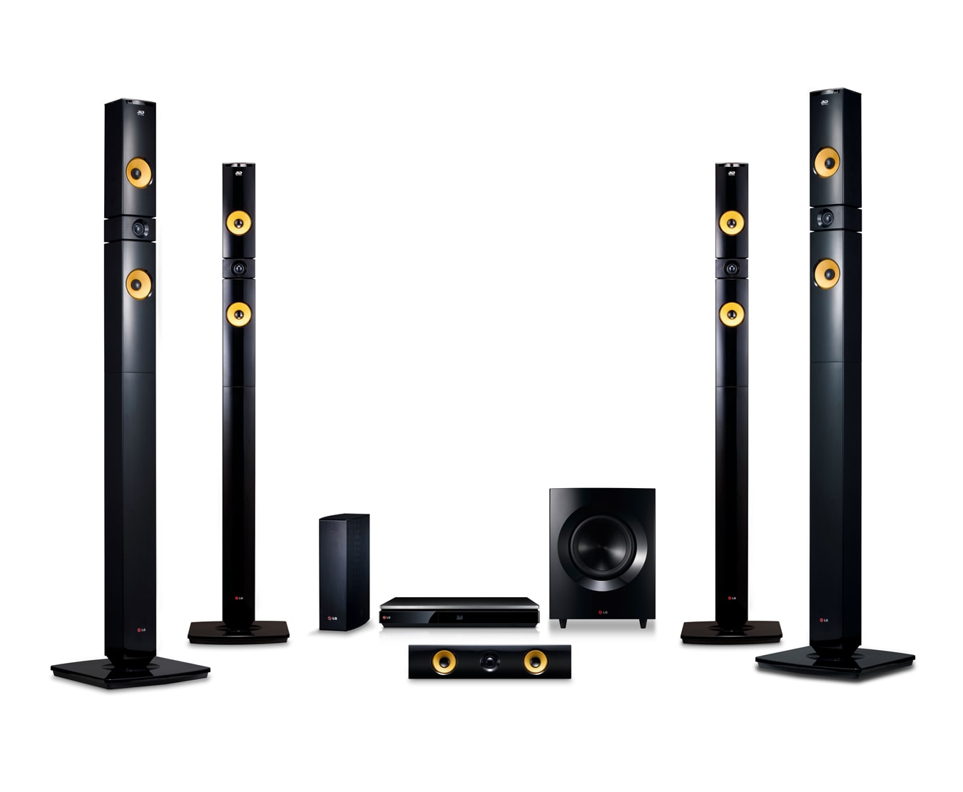 LG 9.1 ch. System with 1460W Total RMS Power Output, BH9530TW