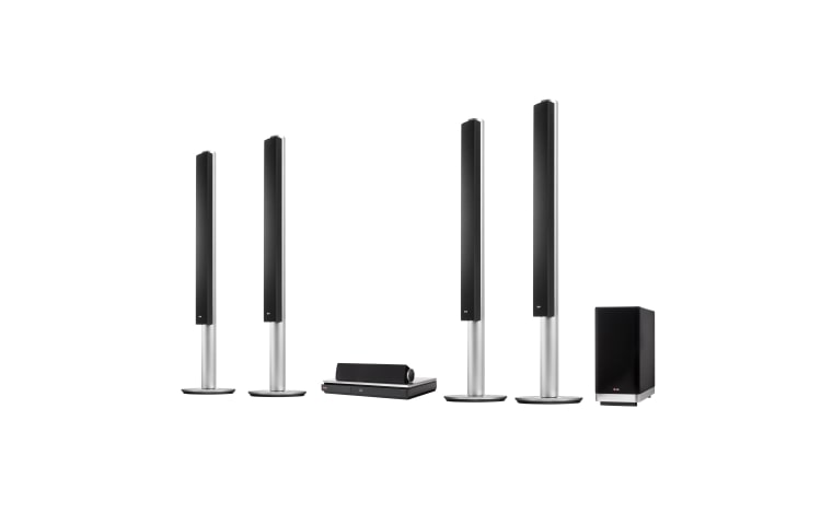 LG 9.1 ch Blu-Ray Home Theatre System with 1460W Total RMS Power Output, BH9540TW